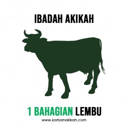 Akikah - 1 Bahagian Lembu (RM320)