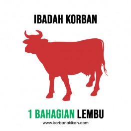Korban - 1 Bahagian Lembu (RM320)